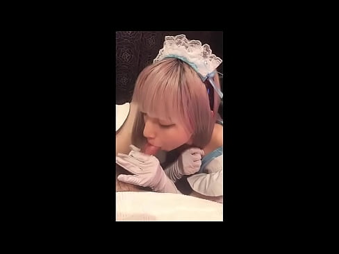 ❤️ Japanski idol [mayuka], kostim francuske služavke, 1. dio, pušenje i drkanje losionom ☑ Super seks na hr.hentaidude.ru ❌️❤